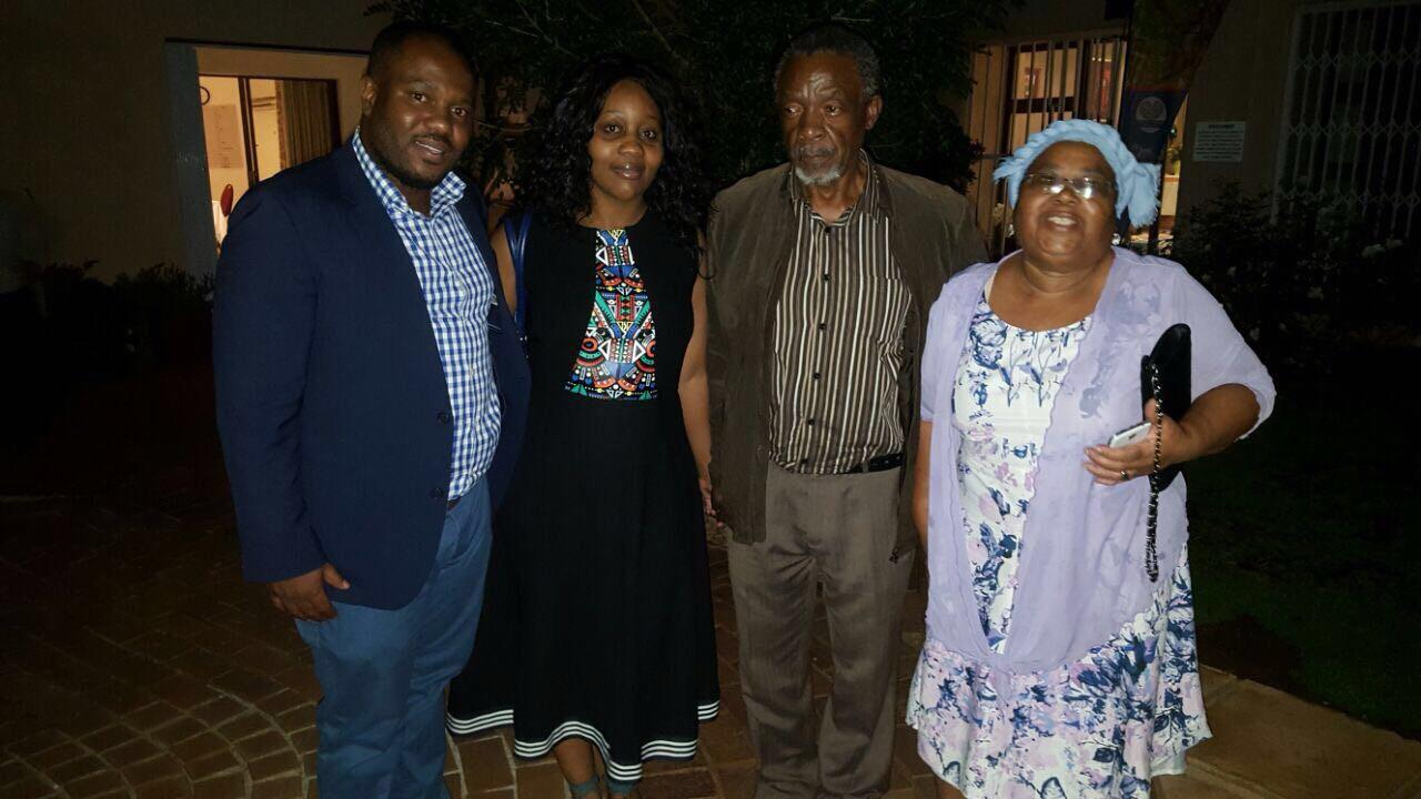 Lindiwe and Mafaleng Mokuena with family.