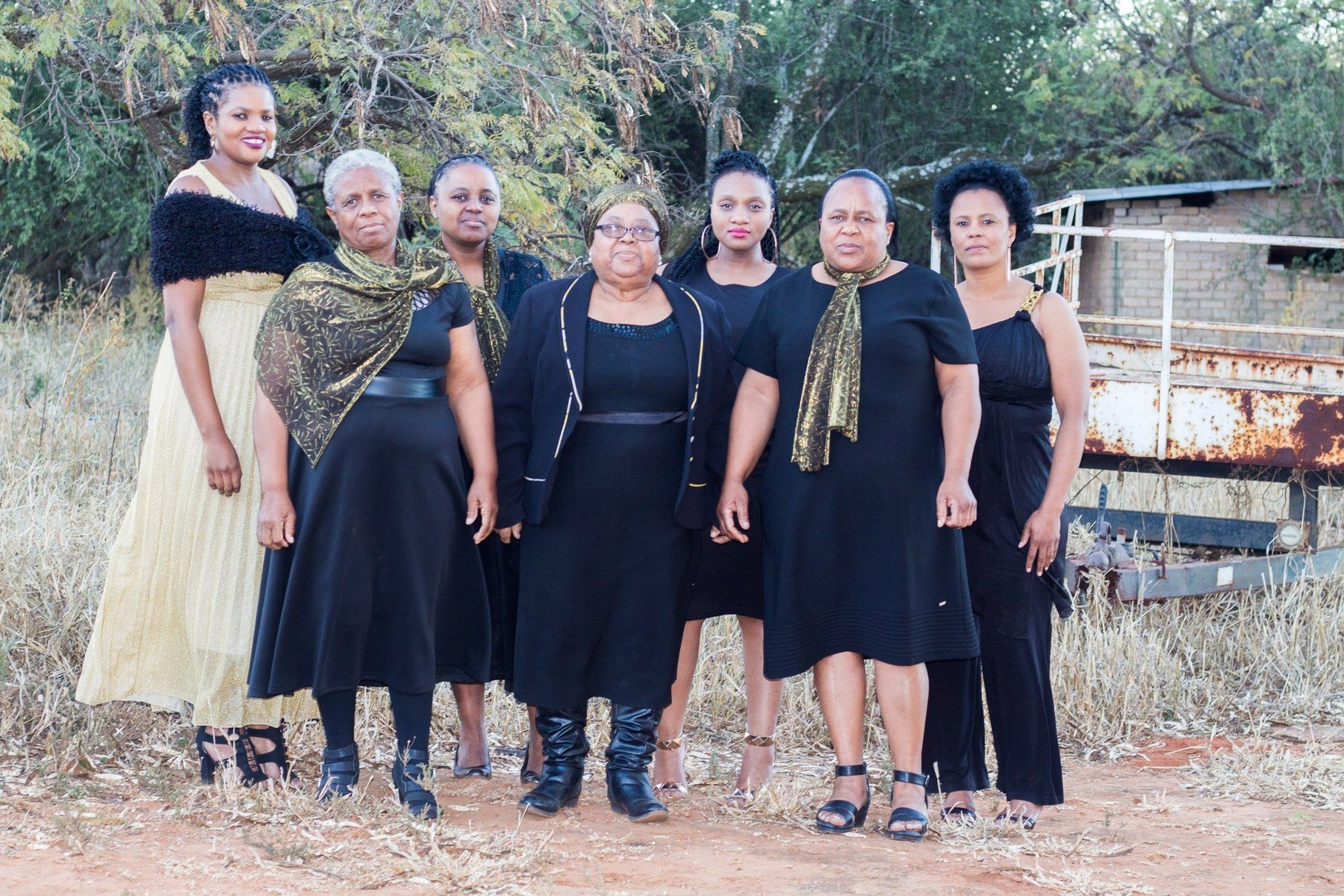 Lindiwe Millicent Mokuena photographed with family.